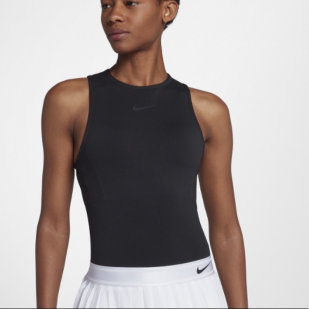 NikeCourt slam tennis top BLACK. Brand new WT!